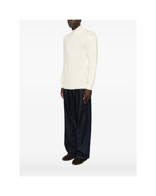 Scaglione White Sweaters And Knitwear for men