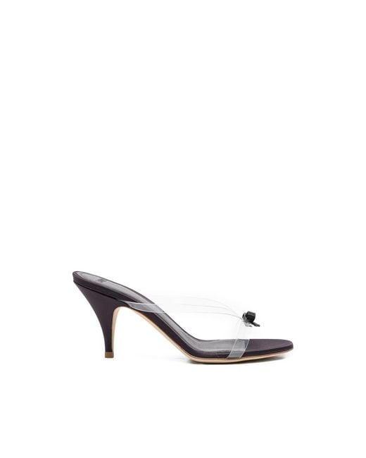 3Juin Metallic Bow-Embellishment Sandals