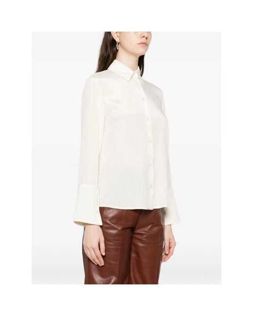 Max Mara White Neutrals Tops