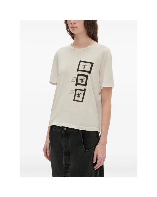 Ann Demeulemeester Natural Neutrals Tops