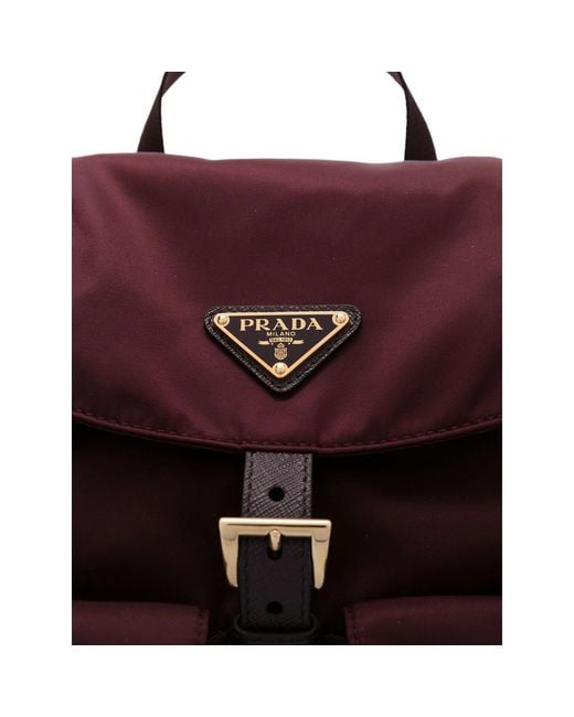 Prada Red Backpacks for men
