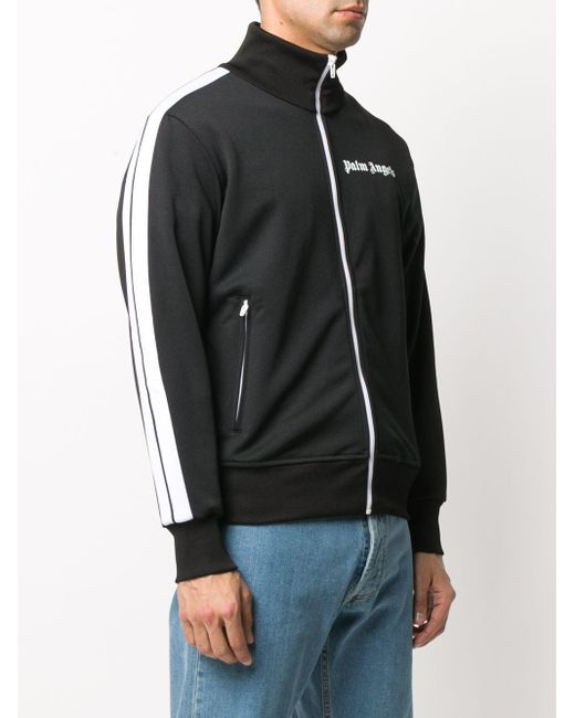 Palm Angels Synthetic Logoprint Jersey Tracksuit Hoody in Black White (Black) for Men Save 19 Palm Angels Synthetic Logoprint Jersey Tracksuit Hoody in Black White (Black) for Men Save 19