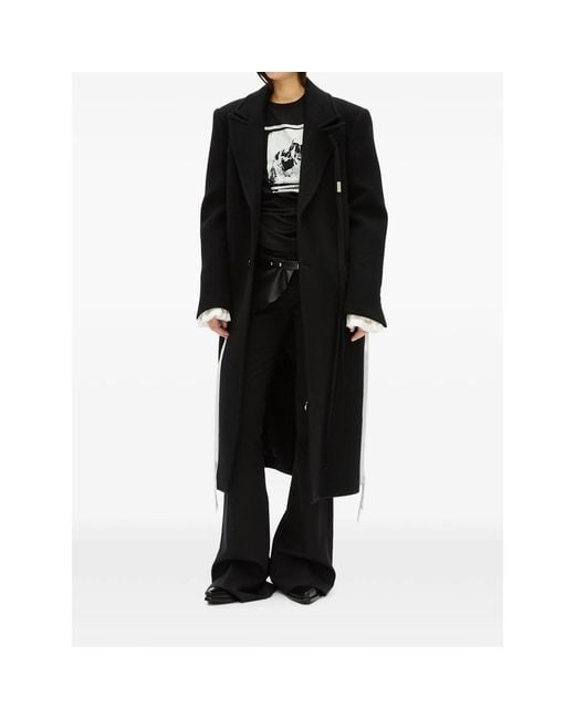 Ann Demeulemeester Black Dot Ruched T-Shirt