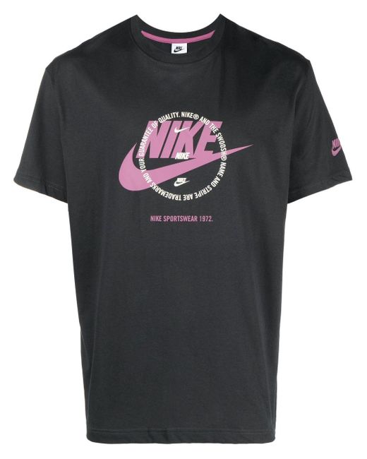 Nike black and pink shirt sales