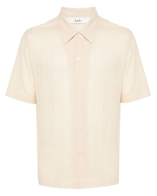Séfr White Suneham Polo Shirt for men