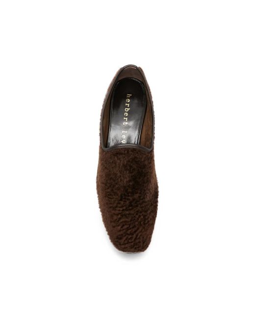 Herbert Levine Brown Soft Touch Leather Loafers