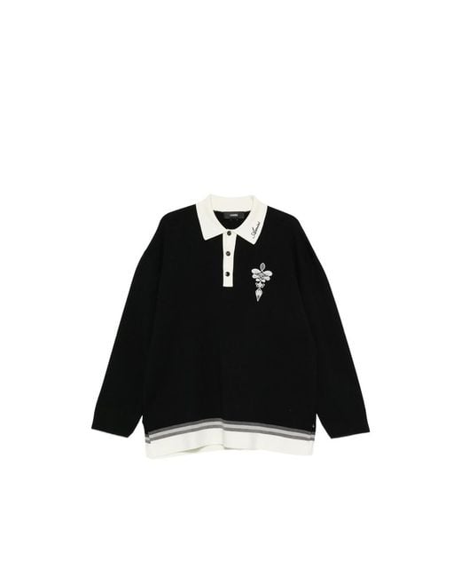 Amiri Black Polo Shirts for men