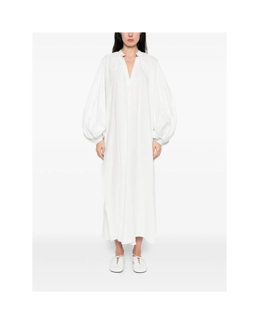 Marrakshi Life White Tie-Waist Dress