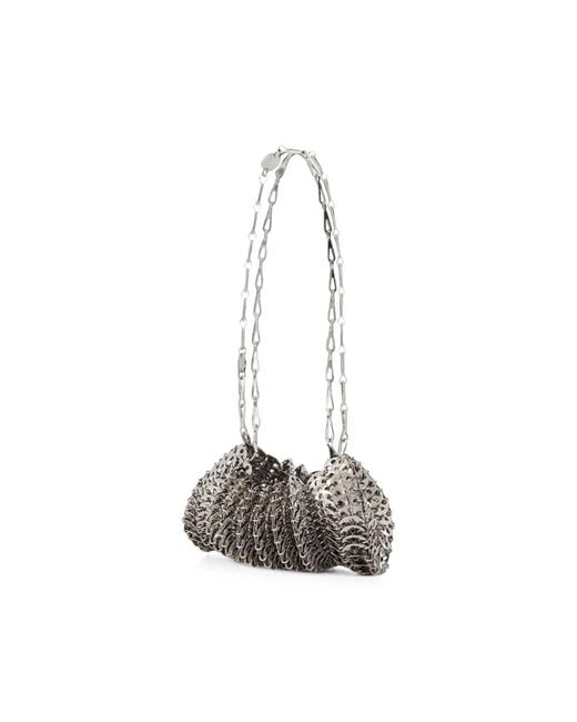 Rabanne Gray Chain Shoulder Bag