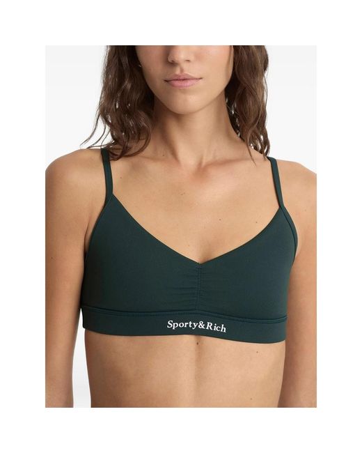 Sporty & Rich Green Sporty Forest Sports Bra