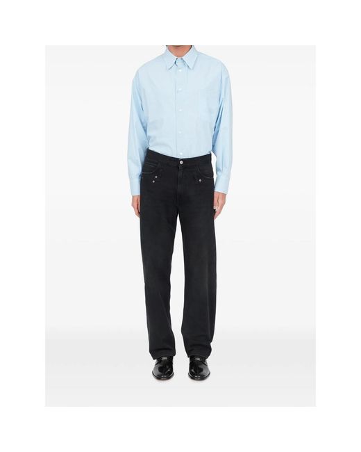 MM6 by Maison Margiela Black Rivet-Detail Jeans for men