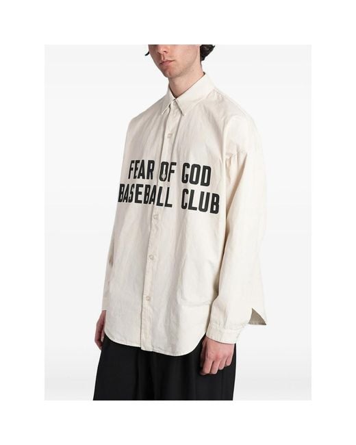 Fear Of God White Neutrals Shirts for men