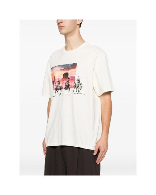 One Of These Days White The Day The Rains Came Graphic-Print T-Shirt for men