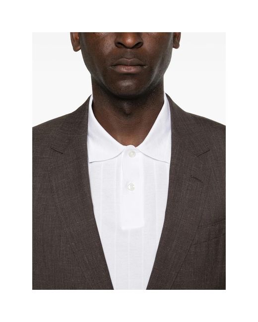 Beckham X Boss Gray X Beckham Flap Pocket Blazer for men
