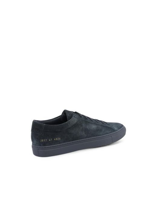Common Projects Blue Achilles Premium Sneakers for men