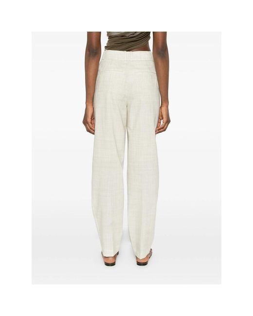 Joseph White Straight Trousers