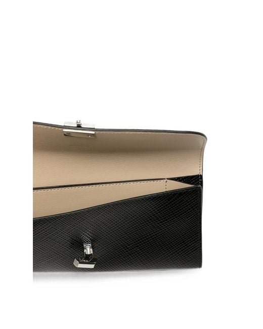 Totême  Black T-Lock Wallet