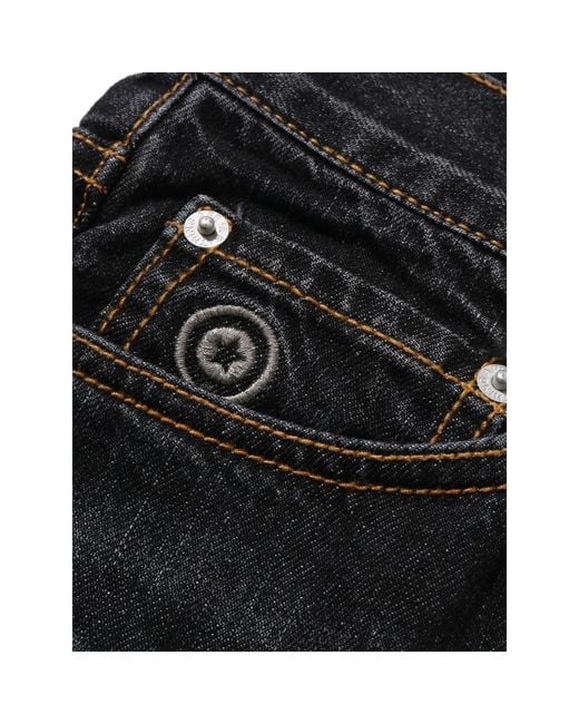 A Bathing Ape Black Shark-Appliqué Jeans for men