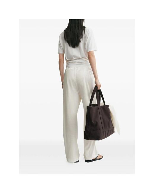 Totême White Neutrals Trousers