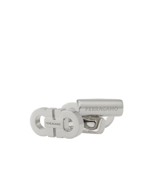 Ferragamo White Cufflinks for men