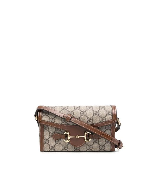 Gucci Gray Mini Borsa Horsebit 1955 for men