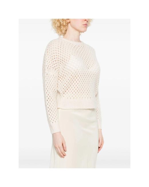 Max Mara White Neutrals Knitwear