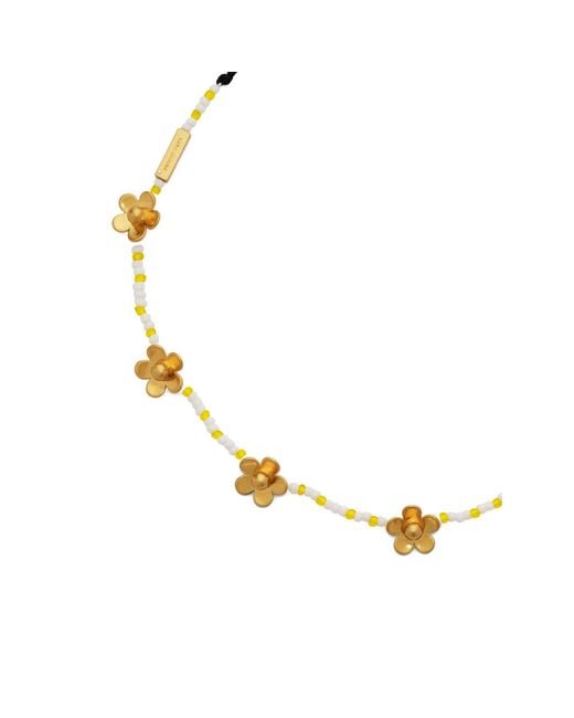 Marc Jacobs Metallic Beaded Necklace
