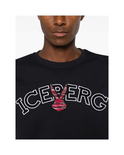 Iceberg Black Sweaters And Knitwear for men