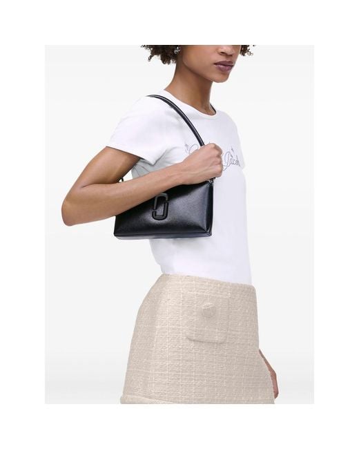 Marc Jacobs Black The Snapshot Leather Shoulder Bag