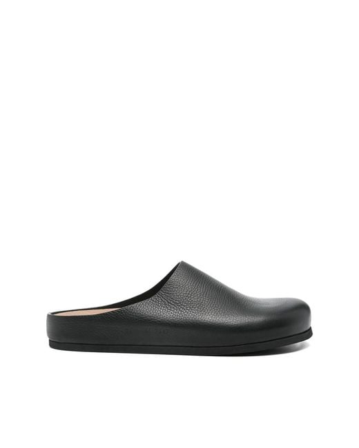 Common Projects Black Leather Sneakers for men