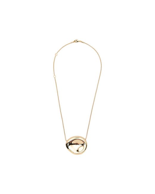 Joseph Metallic Bean Pendant Necklace