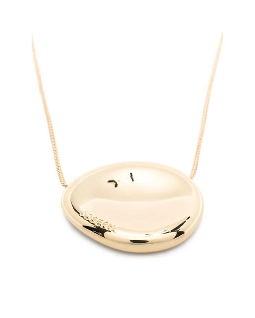 Joseph Metallic Bean Pendant Necklace