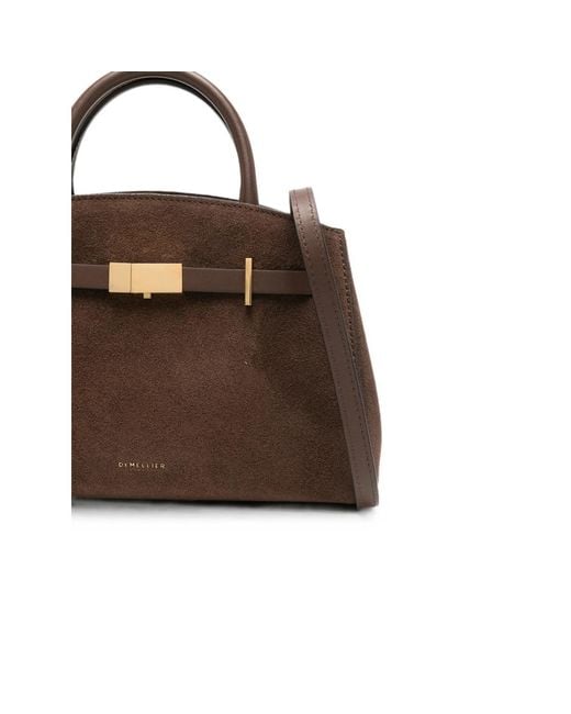 DeMellier London Brown Small Hudson Tote Bag
