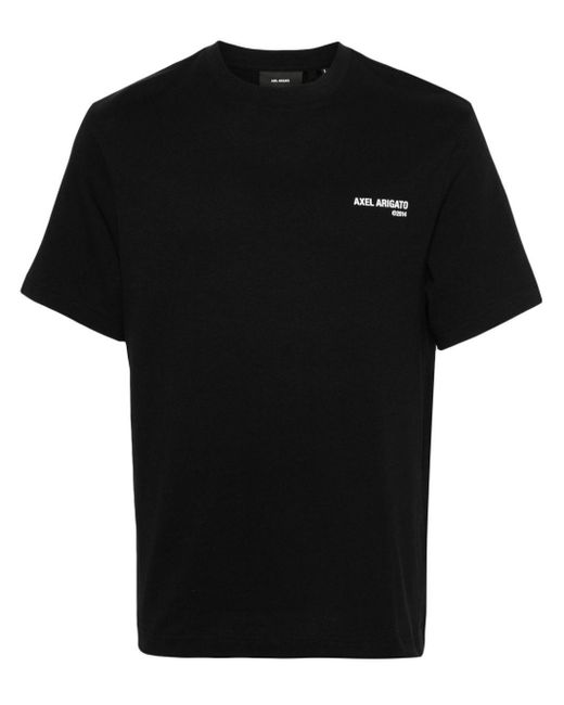 Axel Arigato Black Logo-Print Cotton T-Shirt for men