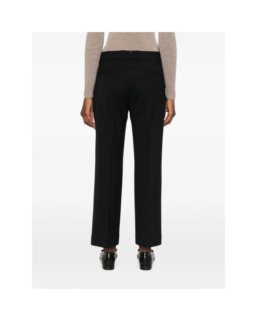 Berwich Black Alice Belt-Loop Pocket Trousers