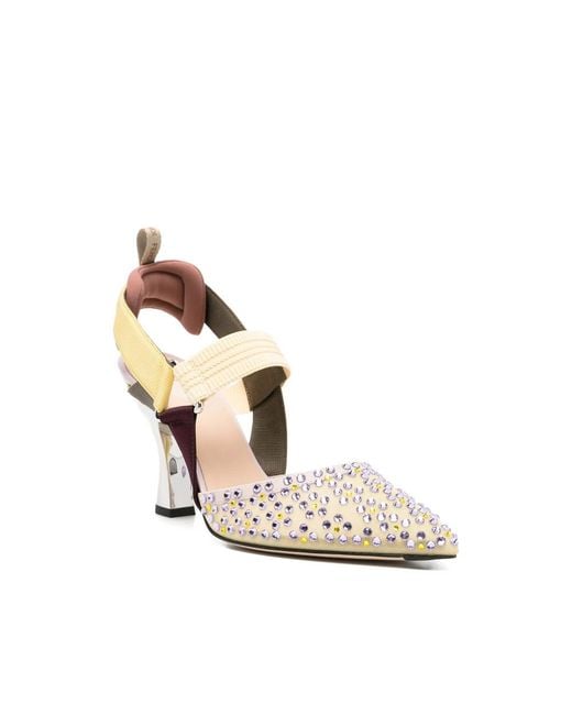Fendi Metallic Neutrals Shoes