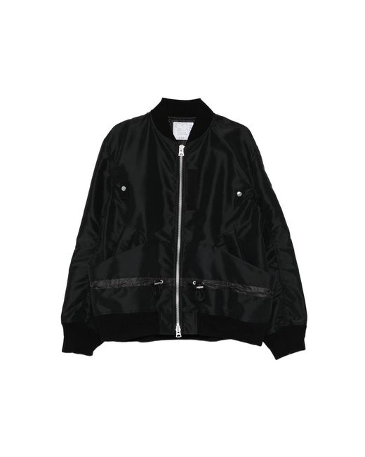 Sacai Black Jackets for men