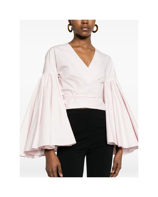 Jacquemus Pink Wrap Top