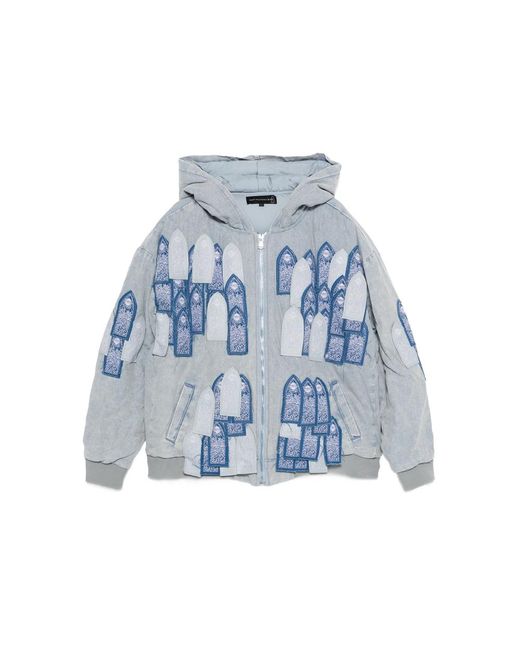 Who Decides War Blue Fly Away Work Jacket for men