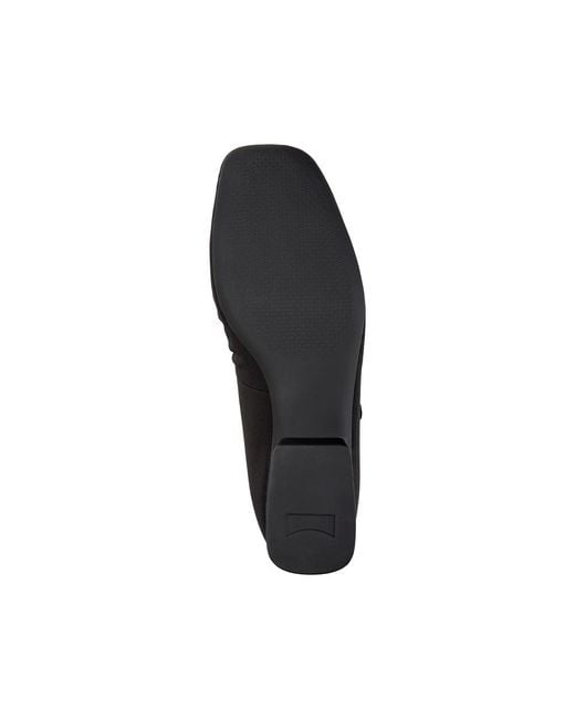 Camper Black Casi Myra Buckle-Fastening Ballet Flats