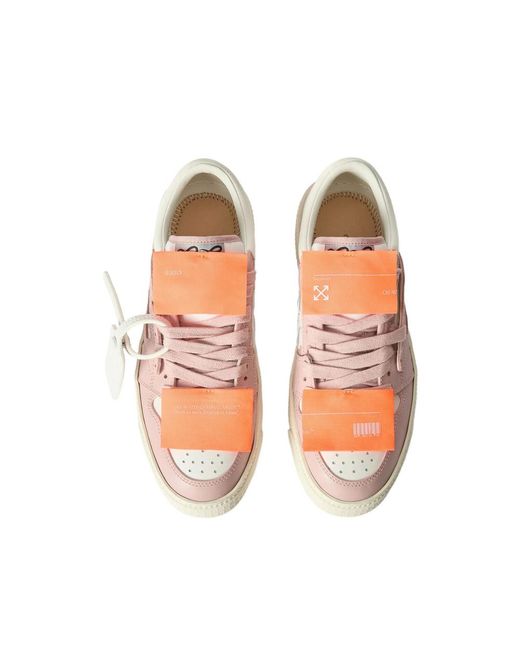 Off-White c/o Virgil Abloh Pink Off-Court 3.0 Low-Top Sneakers