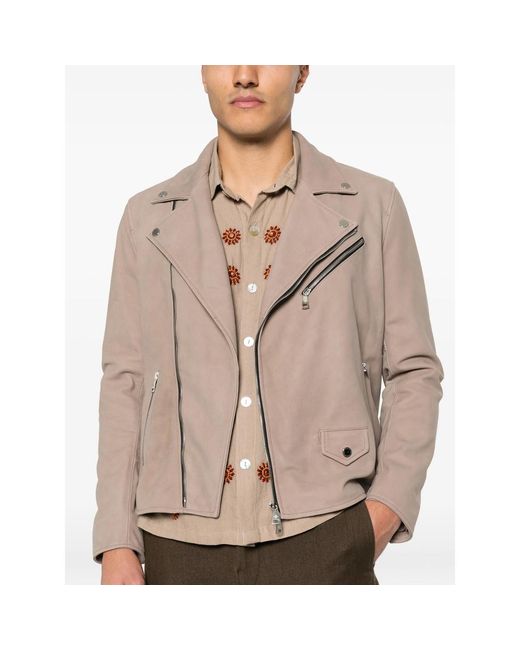 Tagliatore Natural Leather Outerwear for men