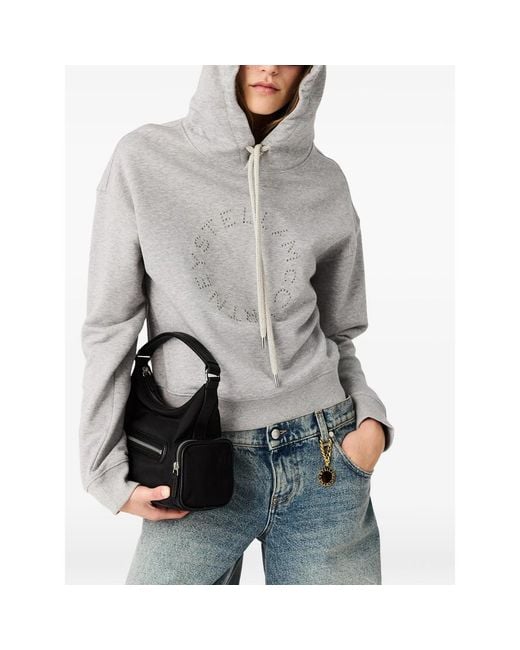 Stella McCartney Black Zip Pocket Shoulder Bag