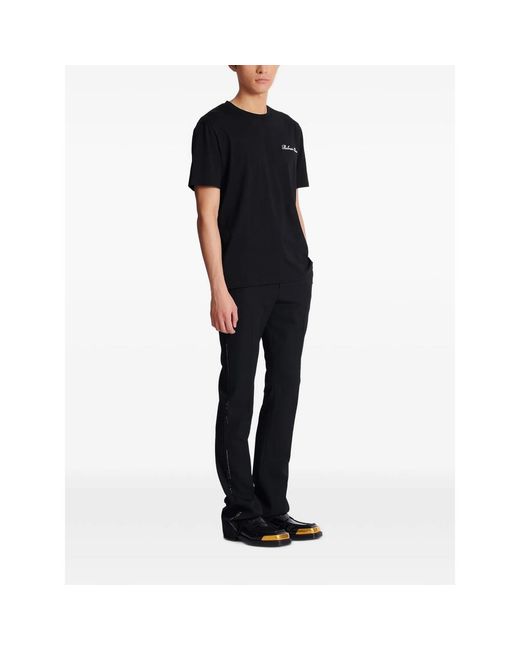 Balmain Black T-Shirts & Vests for men