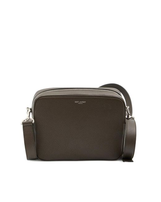 Saint Laurent Brown Messenger Bags for men