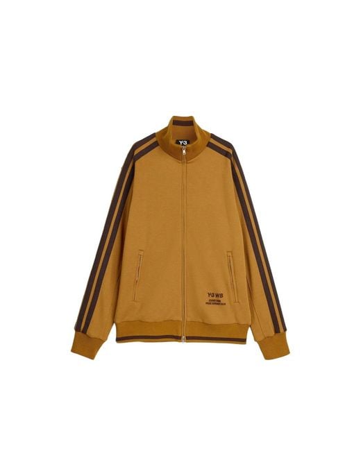 Y-3 X Wales Bonner Brown X Wales Bonner And Yohji Yamamoto Side-Stripe Track Jacket for men