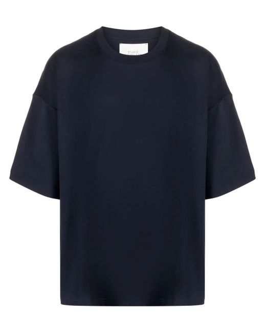 Studio Nicholson Blue Short-Sleeve Oversized T-Shirt for men