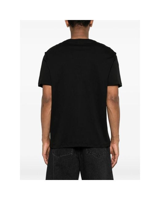 Calvin Klein Black T-Shirt Debossed Logo for men