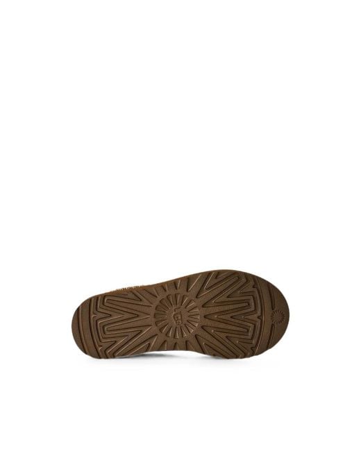 Ugg Brown Tasman Embroidered Slippers