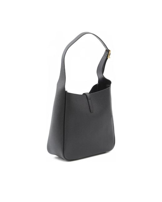 Saint Laurent Black Leather Shoulder Bag